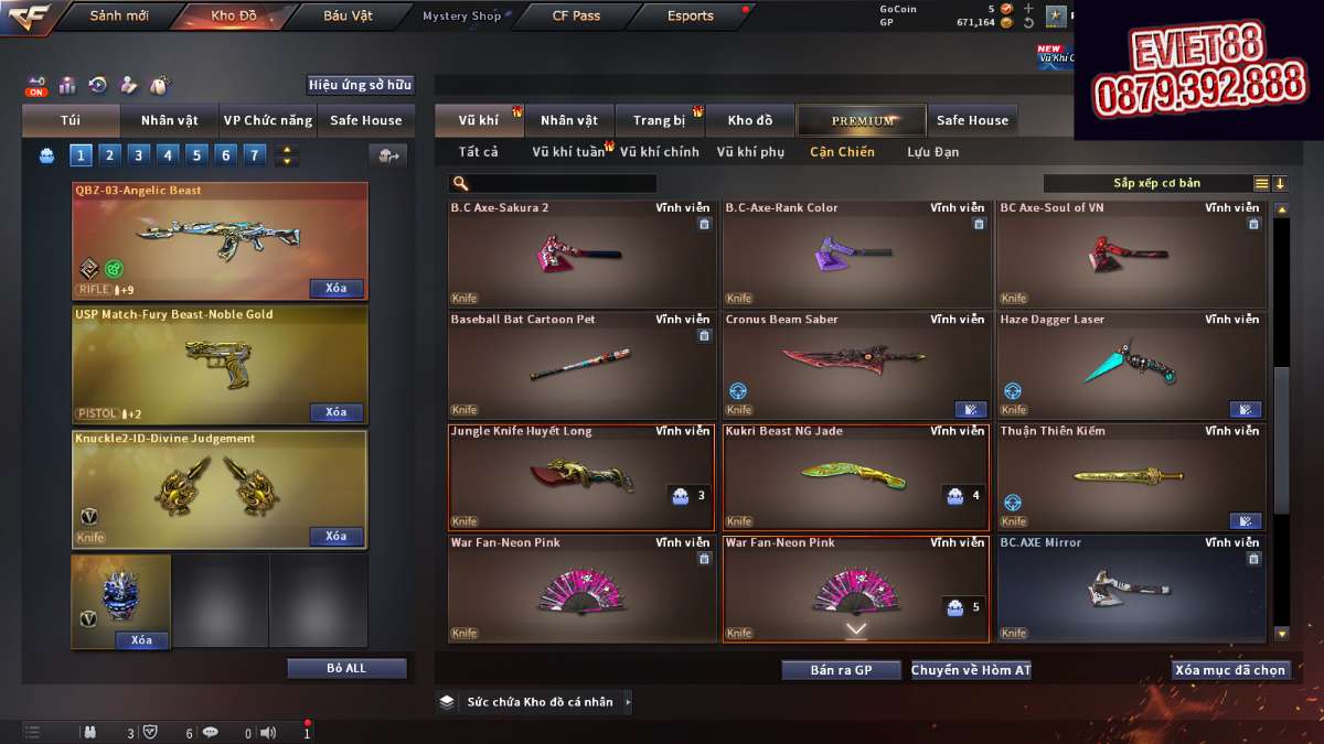 shop acc cf uy tin gia re